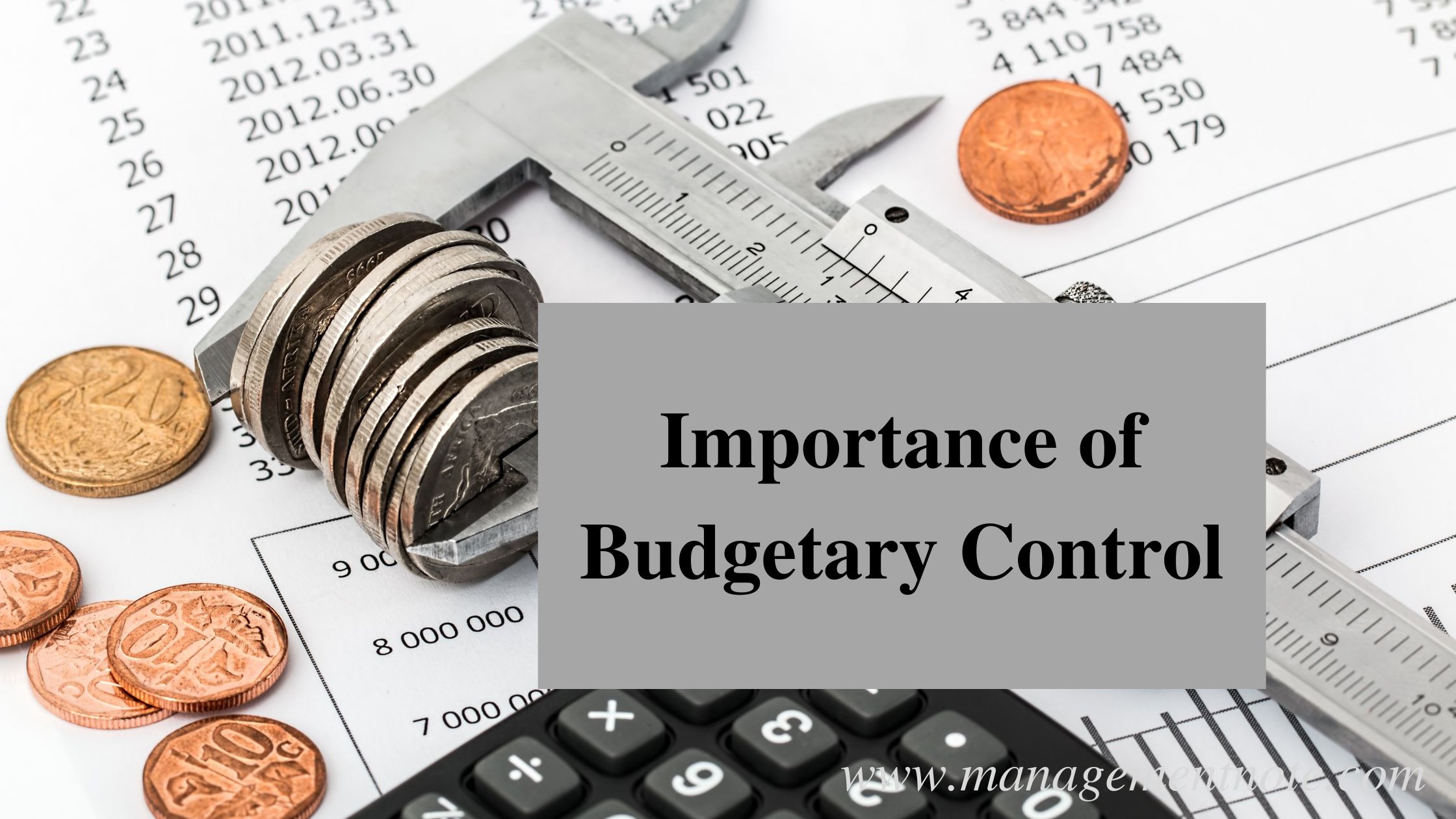 Importance of Budgetary Control